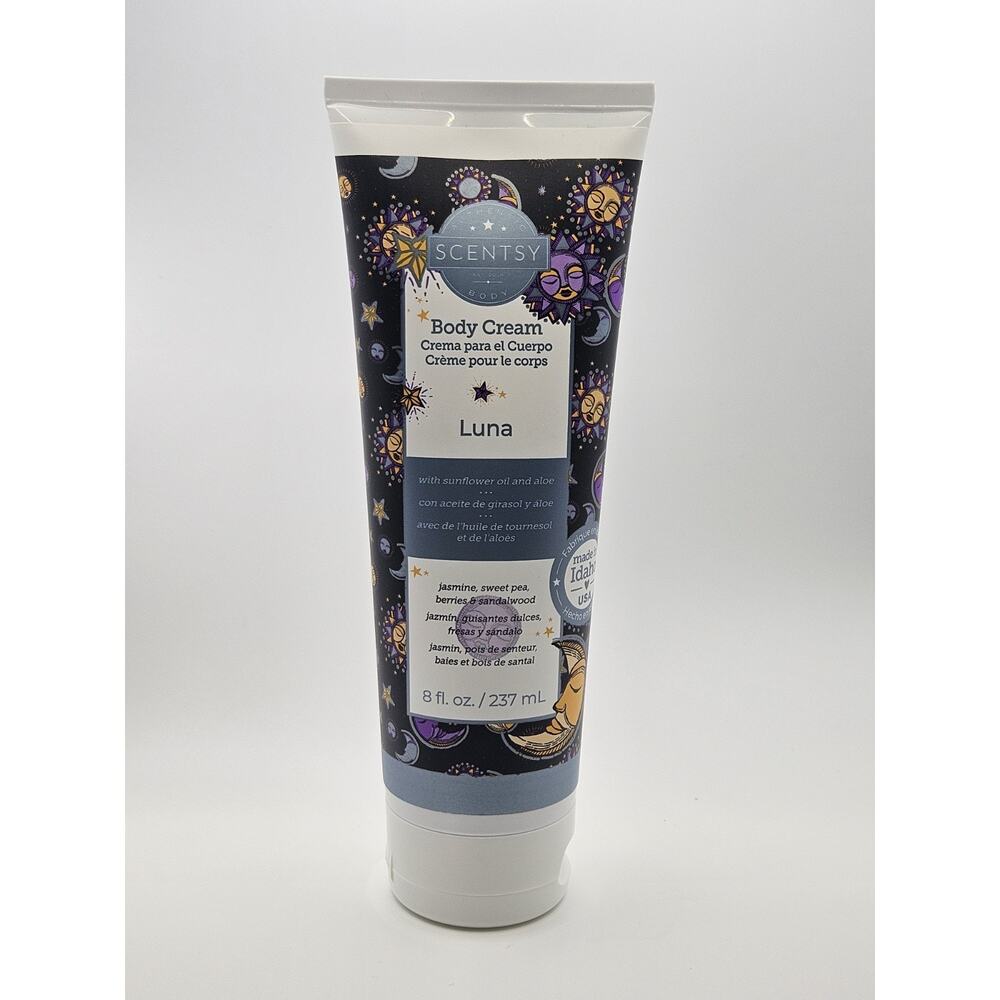 Scentsy Luna Body Cream 8 oz 237ml Moisturizing Lotion Jasmine Sweet Pea...